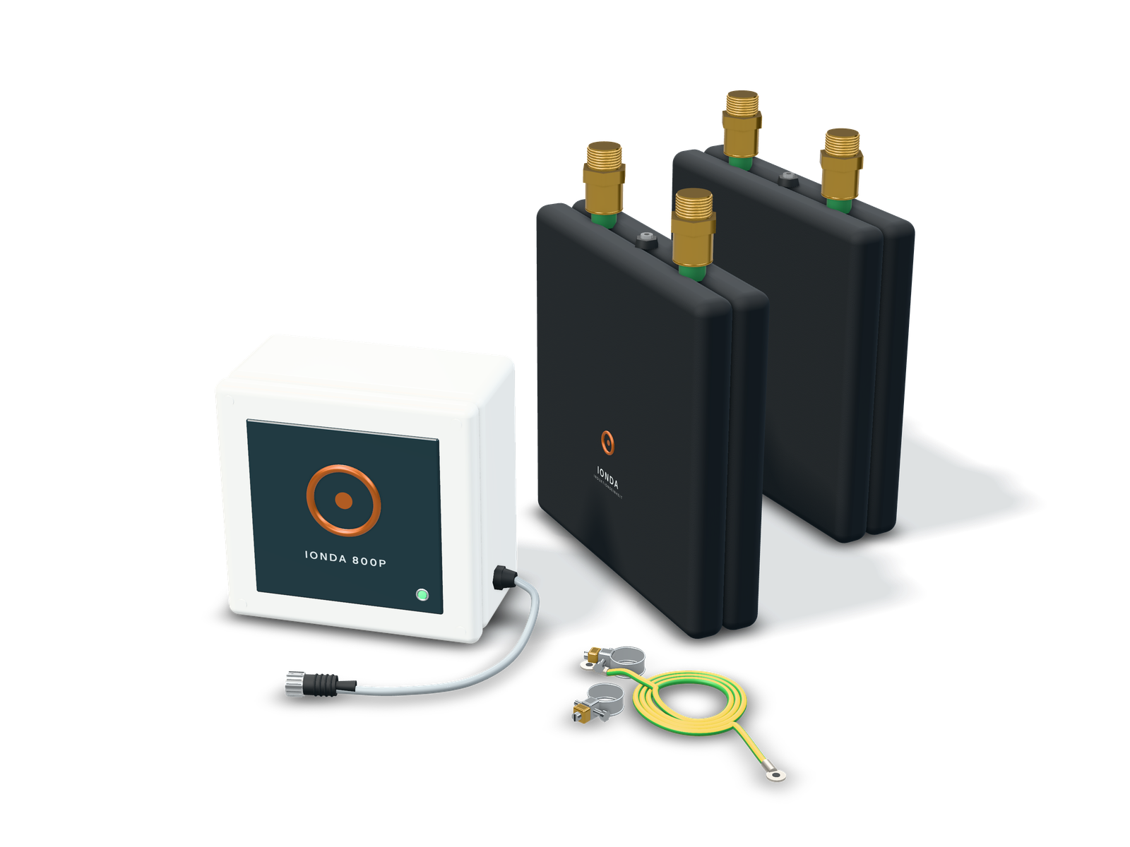 IONDA 800P mit Steuergerät, zwei Induktionseinheiten und Erdungsset